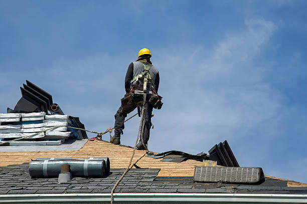 Professional Roofing technician working in Belleair Beach, FL